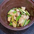 えりっこ♡'s cooksnap of when they made 《ルクエ》ささみとアスパラ炒め.