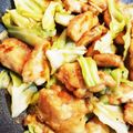 まなスケ's cooksnap of when they made しっとり鶏胸肉とキャベツの炒め物.