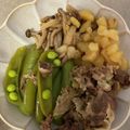 テヨン1's cooksnap of when they made 筍と牛肉、スナップエンドウの煮物.