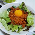 ♡のんちゃ♡♡'s cooksnap of when they made 生ハムのユッケ☆.