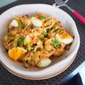 バカリャウ's cooksnap of when they made カリフラワーとゆで卵のみそマヨチーズ焼き.