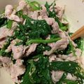 keiko226☆'s cooksnap of when they made $ほうれん草と豚肉のごまポン酢和え$.