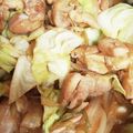 みっちゃん829's cooksnap of when they made 鶏もも肉とキャベツのマヨポン炒め.