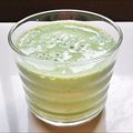osaoちゃん's cooksnap of when they made 水菜(小松菜)とりんごバナナのスムージー.