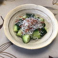 明日の風☆'s cooksnap of when they made きゅうりの梅ちりめん和え.
