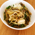 メルティローズ's cooksnap of when they made 挽き肉ときのこ丼 柚胡椒風味♪.