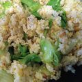 二児ママちゃーん's cooksnap of when they made パパっと作れる！簡単　鮭レタスチャーハン.