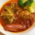 takoyuma's cooksnap of when they made 電気圧力鍋で作る豆腐入りロールキャベツ.