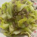 ゆうこりんp's cooksnap of when they made ご飯がすすむ！ひき肉とキャベツ炒め.