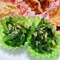 ＊＊めろん＊＊'s cooksnap of when they made 春菊のガーリック醤油炒め.