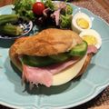 栗丸うさぎ's cooksnap of when they made コストコ★クロワッサンサンド.