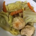 mantacarp's cooksnap of when they made 鶏むね肉と白菜の中華炒め♪簡単.