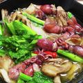 MIKE©'s cooksnap of when they made ホタルイカと菜の花＆きのこのアヒージョ.