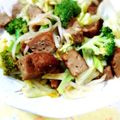 ふうはっちゃん's cooksnap of when they made 手抜き市販ハンバーグのカレーいため.