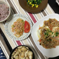 ぐりtoぐら's cooksnap of when they made 簡単おかず！ほうれん草とお豆のカレー炒め.