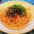 ダッフィーニーうに's cooksnap of when they made たらこパスタ☆たらこスプレッドを使って.