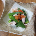 やなぎだまこ's cooksnap of when they made ささみとオクラの梅おかか和え.