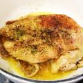Christyna's cooksnap of when they made フライパンで胸肉のしっとりローストチキン.