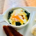 ねっちゃんっ's cooksnap of when they made ピザチーズとほうれん草のココット.