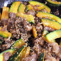 水玉かえる's cooksnap of when they made ☆牛肉とかぼちゃの炒め物☆.