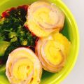 一番星寿美次郎's cooksnap of when they made くるくるベーコンエッグ.