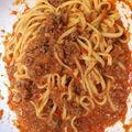 ＿pomme's cooksnap of when they made 鶏レバーのボロネーゼ.