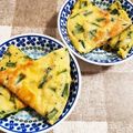 ☆カフェテリア★'s cooksnap of when they made ☆簡単お好み焼き〜ニラ焼き編〜☆.