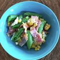 ｊｏｃｏｍｏｍｏｌａ's cooksnap of when they made スナップえんどうのふわたまソテー.