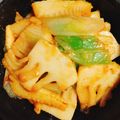 クックNW0HLP☆'s cooksnap of when they made 筍の胡麻味噌炒め.