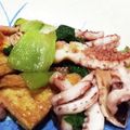 こはる日和♪'s cooksnap of when they made イカとチンゲン菜の塩あんかけ炒め♪.