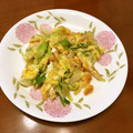 くにたんころぺ's cooksnap of when they made 長ねぎと卵の甘辛炒め.