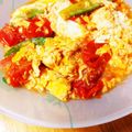 かわゆう1211's cooksnap of when they made 彩り鮮やかスナップエンドウとトマト卵炒め.