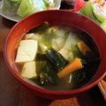 クックTFUV3I☆'s cooksnap of when they made 大根 豆腐 ワカメ 具だくさん牛肉スープ.
