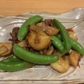 ☆fukumimi☆'s cooksnap of when they made 新じゃがいもとスナップエンドウの牛肉炒め.