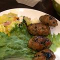 コットンベリー's cooksnap of when they made お弁当にも！ねぎ味噌豚つくね.