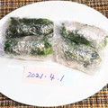 horseland's cooksnap of when they made ほうれん草冷凍保存方法.