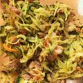 Mieまま's cooksnap of when they made 豚こま肉deバンバンジー風サラダ.