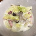 USACO66's cooksnap of when they made 簡単☆キャベツとベーコンのクリーム煮.