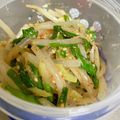 ☆はあ☆'s cooksnap of when they made もやしとにらのピリ辛ナムル.