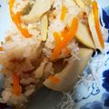 67luna's cooksnap of when they made 塩麹で簡単コク旨♬アサリとお揚げの筍ご飯.