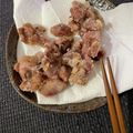 トラビスくんママ♡'s cooksnap of when they made 簡単おつまみ☆砂肝唐揚げ！味付け塩のみ.