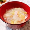 まりぴぴ♡'s cooksnap of when they made マロニーちゃんのコンソメスープ★.