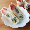 Newチヨコっと♪'s cooksnap of when they made チューリップのフルーツサンド.