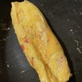 ふぁんころ's cooksnap of when they made トマトとカマンベールのオムレツ.