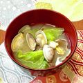 にきけん's cooksnap of when they made あさりとキャベツのみそ汁/簡単ダイエット.