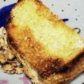 zakkiiM's cooksnap of when they made ＊オリーブオイルde粉チーズのトースト＊.