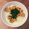3yes's cooksnap of when they made 地方食納豆牛乳かけご飯＊納豆ミルク茶漬け.