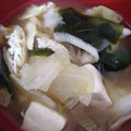 AiYuKE's cooksnap of when they made 小麦粉で節約その場しのぎのすいとん味噌汁.