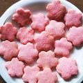 わこ216's cooksnap of when they made サクサク！桜クッキー(｡゜Д゜).