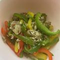 クックEVWZ3X☆'s cooksnap of when they made カラフルピーマンのさば缶炒め☆宇都宮保セ.